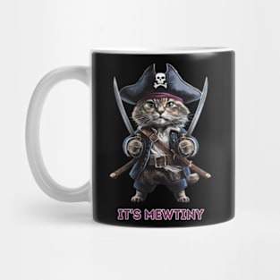 It's Mewtiny! Cat Pirate Mutiny Mug